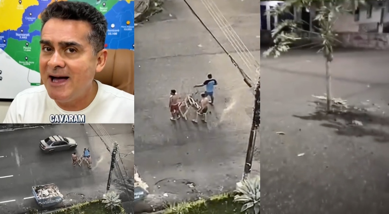 David Almeida denuncia destruição de asfalto novo em Manaus: “Vandalismo por Likes”; veja vídeo