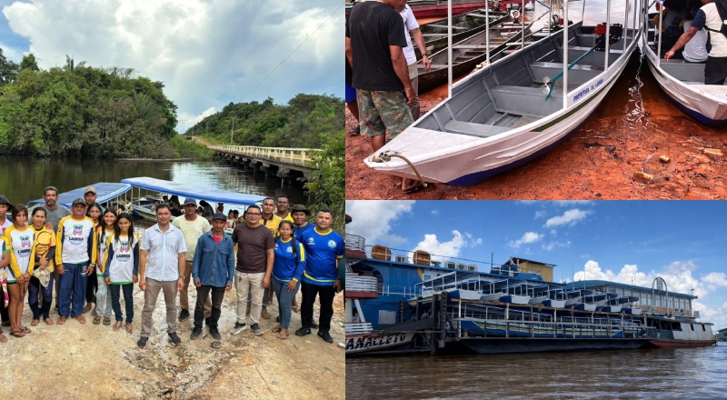 Prefeito Gerlando Lopes entrega 50 novos botes e promove maior investimento no transporte escolar de Lábrea em 10 anos