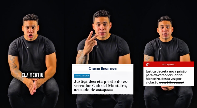Após ter 4 anos de sua vida destruídos por falsa acusação de estupro, Gabriel Monteiro quebra o silêncio e expõe reviravolta na Justiça; veja vídeo