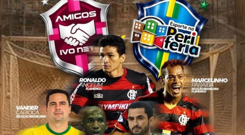 Ídolos do futebol nacional desembarcam em Manaus para o ‘Craques na Periferia’ neste domingo (19)