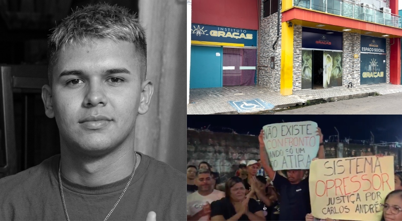 Dor e comoção durante velório: familiares dão o último adeus a jovem morto por PM no bairro Alvorada; veja vídeo