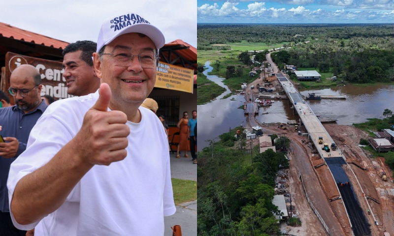 Com atuação direta do senador Eduardo Braga, ponte sobre o rio Autaz Mirim será liberada no dia 27 de abril