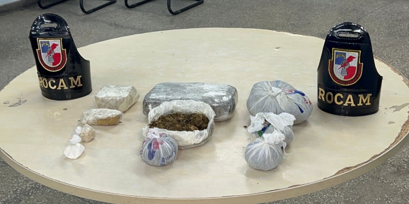 “A casa caiu”: ROCAM apreende grande quantidade de drogas na zona Leste de Manaus; veja