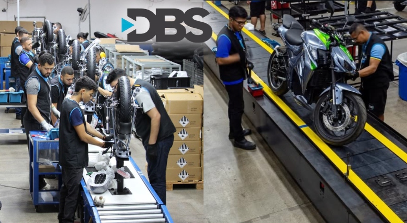 Com nova fábrica na ZFM, Grupo DBS mira liderança e produção histórica de motos elétricas; veja vídeo