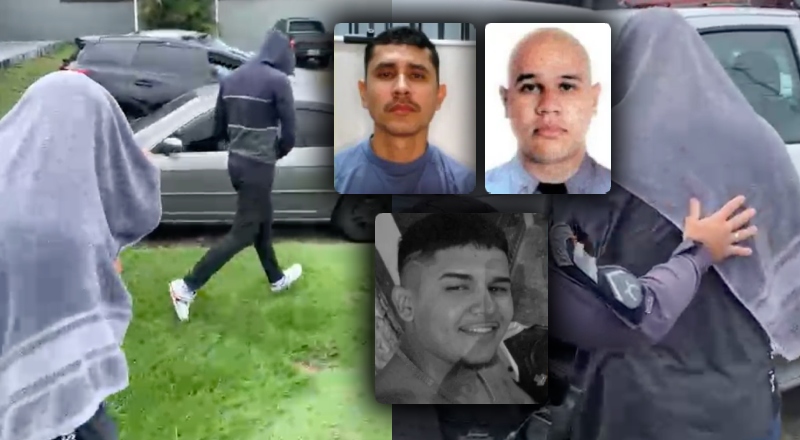 PMs que mataram jovem de 19 anos na Alvorada escondem os rostos após prestarem depoimento; veja vídeo