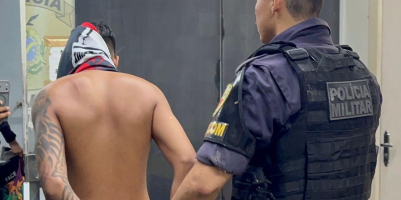 Jovem é preso com lança-perfume, maconha e pó no bairro Japiim; veja vídeo