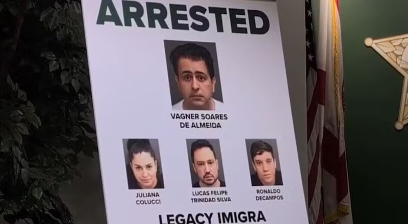 “Indústria da fraude”: brasileiros são presos após lucrar milhões com falsa agência de imigração nos EUA