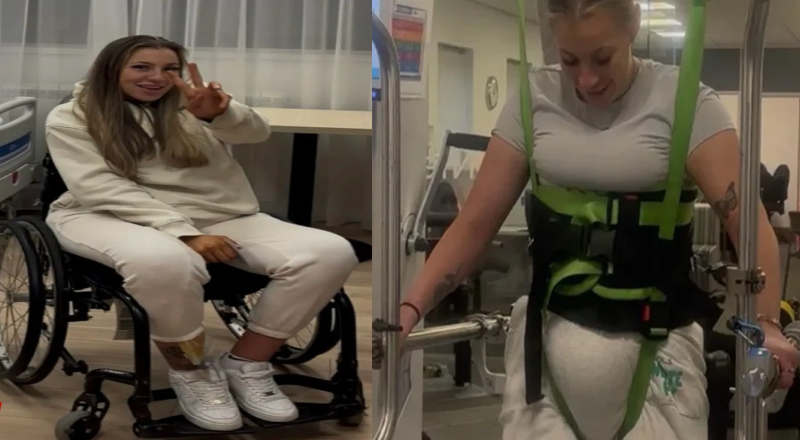 Jovem fica paralisada após ter AVC medular confundido com dor nas costas