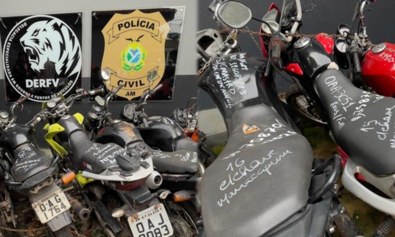 Motocicletas roubadas são devolvidas aos proprietários em Manaus