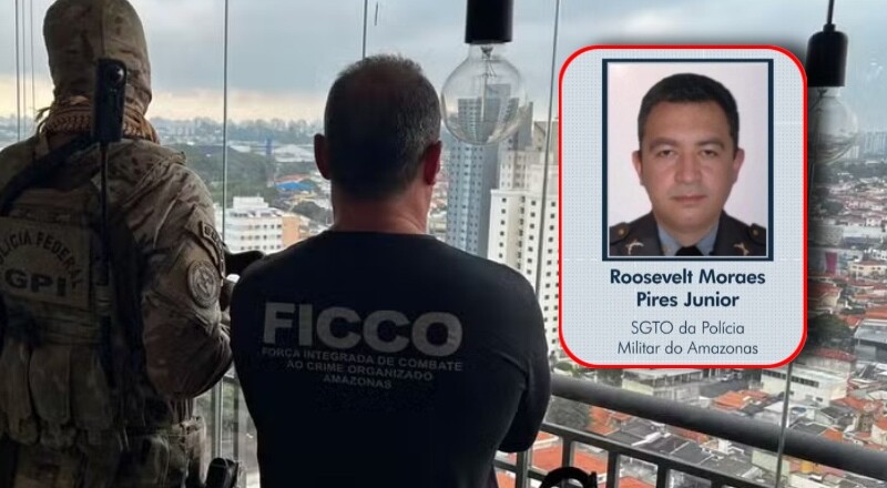 Sargento da PM é preso suspeito de movimentar R$ 72 milhões para facção no AM