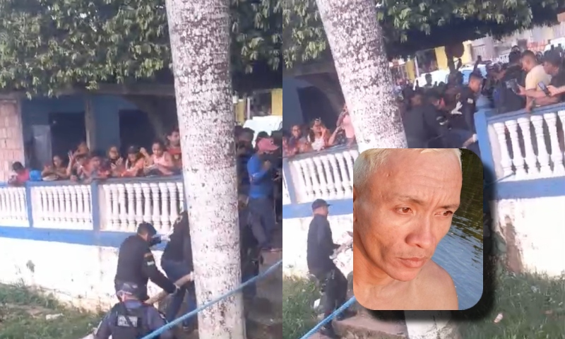 “Vai pro inferno, desgraçado!”: veja momento em que a população comemora a chegada do corpo do ‘Monstro de Autazes’