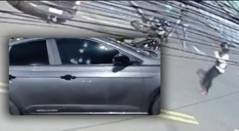 Urgente: vídeo mostra momento em que ‘Fluvial’ e ‘Loirinho’ são alvejados a tiros dentro de carro em Coari; veja