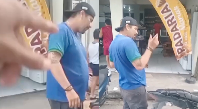 “Cadê as autoridades?”: vizinho fica revoltado após ver motoqueiro embriagado atropelar amigo em Manaus; veja vídeo