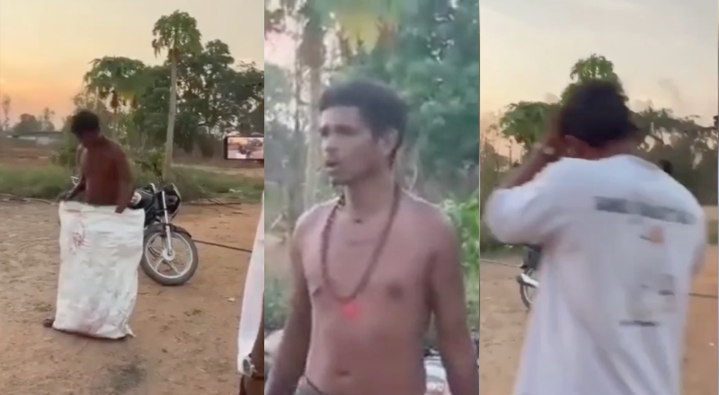 O desfecho de um ciúme doentil: marido aparece na casa do sogro levando apenas parte da mulher que ele já amou; veja vídeo