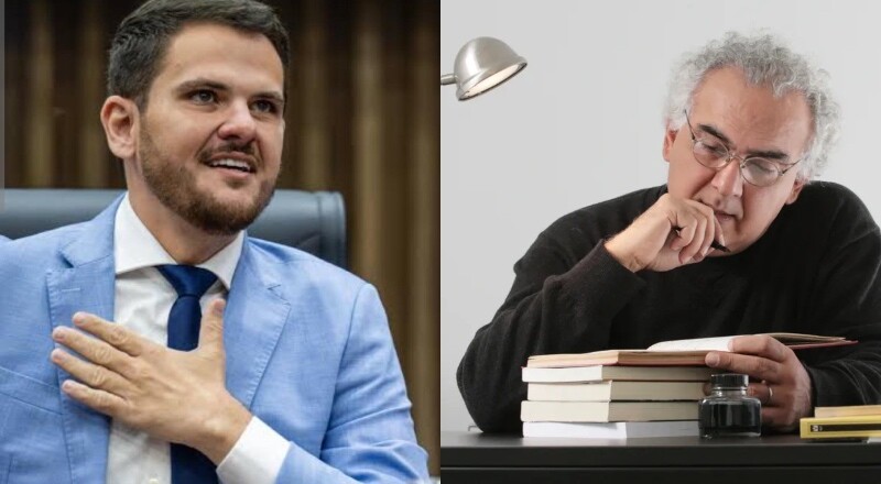 Prefeito Renato Junior celebra posse de Milton Hatoum na Academia Brasileira de Letras e destaca orgulho amazonense