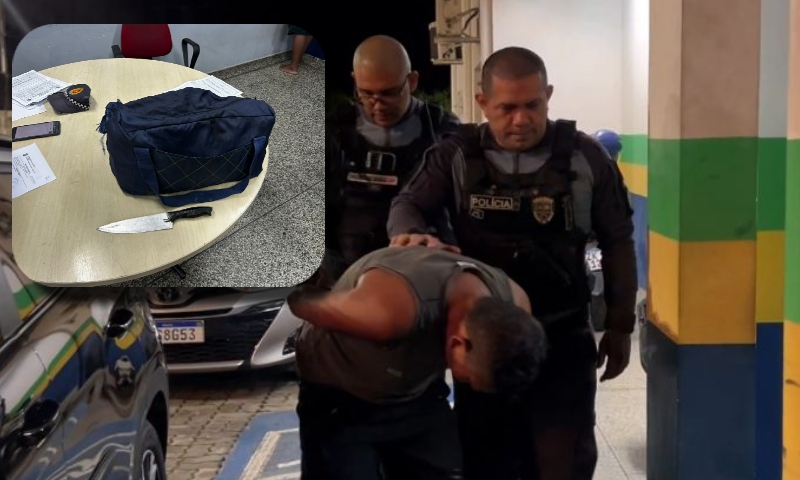 Morador em situação de rua tenta matar rival a facadas em estacionamento de supermercado na Torquato; veja