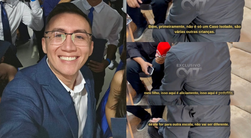Exclusivo: pai quebra o silêncio sobre Diretor acusado de pedofilia com alunos em Manaus: “Tenham coragem de denunciar pelos filhos de vocês”; veja vídeo