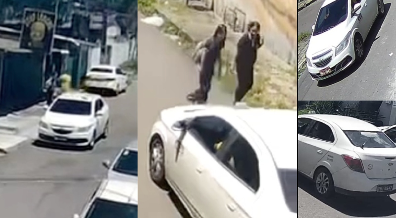 Taxista que agrediu estudante de 12 anos em Manaus tem placa do veículo identificada; veja vídeo