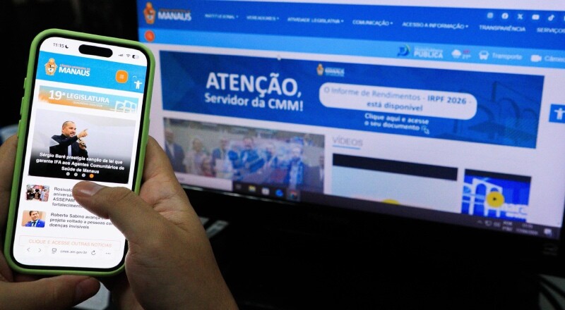 Câmara Municipal de Manaus moderniza site e reforça transparência com reconhecimento nacional