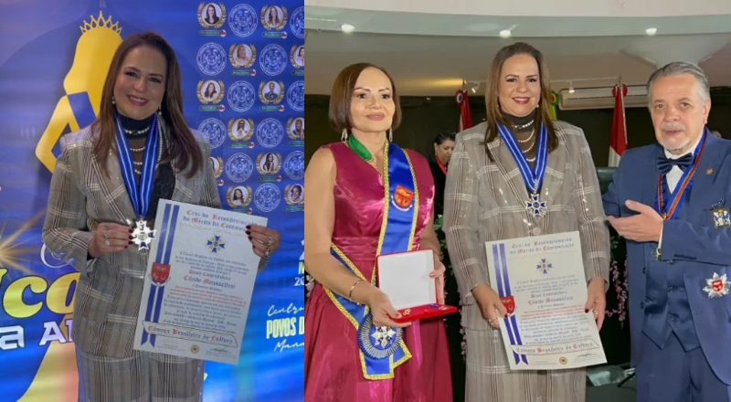 Do Amazonas para o Brasil: Cileide Moussallem ganha destaque nacional no O Globo ao conquistar honraria inédita