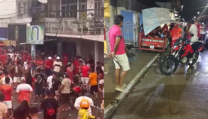 Porrada e acidente de tuque-tuque marcam a Alvorada do Garantido em Parintins; veja vídeo