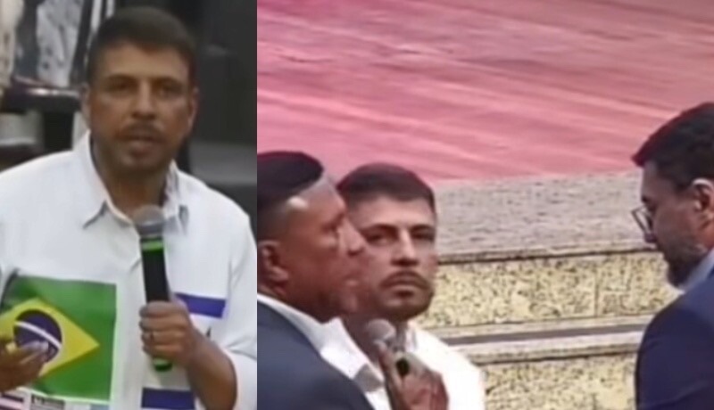 “O altar vai até você!”: Renê Terra Nova é acusado de transformar culto em palanque político para Wilson Lima