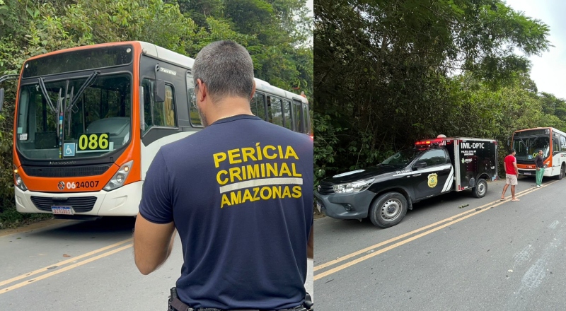 Passageiro é morto com tiro na cabeça em ônibus da linha 086 no Puraquequara, em Manaus; veja vídeo