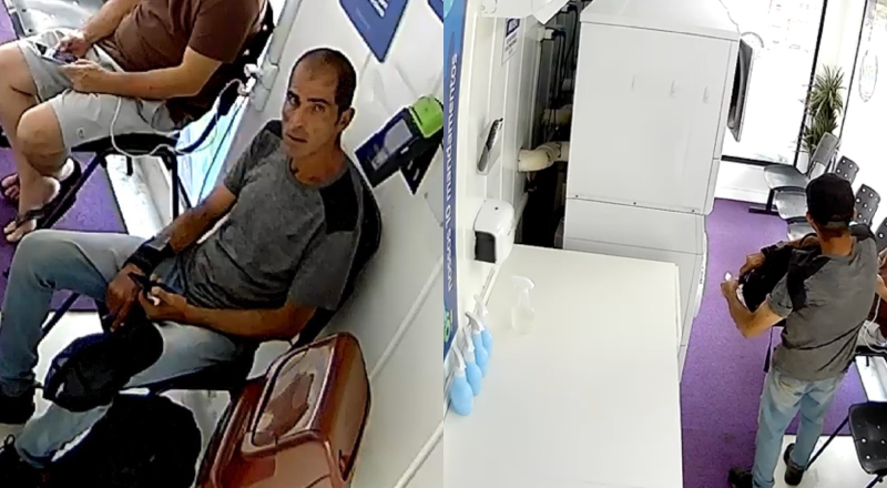 Homem acostumado a furtar lavanderias em Manaus é flagrado cometendo o crime novamente; veja vídeo