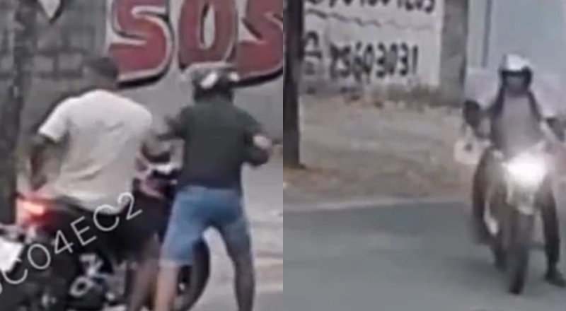 Veja momento em que lutador de jiu-jitsu reage a assalto e desarma criminoso