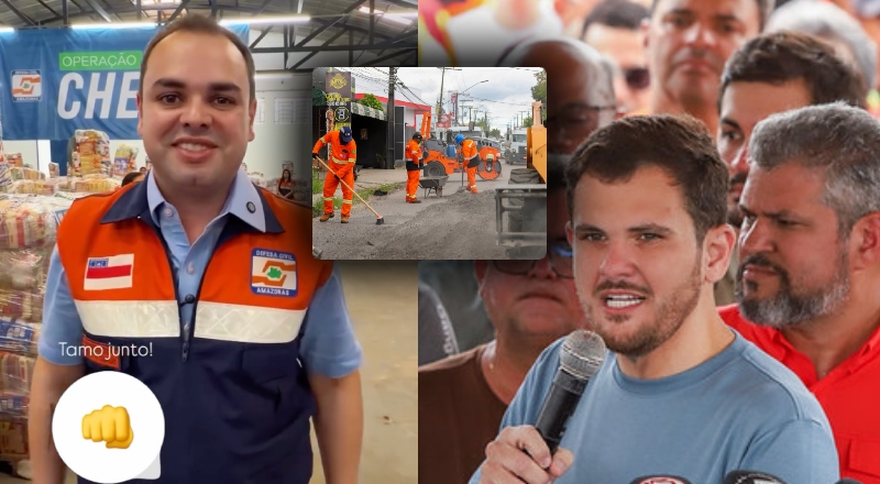 “Quero conversar com o Prefeito no momento certo”, diz Governador Roberto Cidade sobre parceria com Renato Junior para asfaltar Manaus