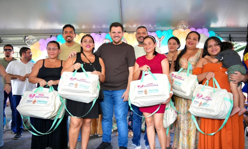 Prefeito Renato Junior realiza maior entrega do programa ‘Mãe Manauara’, beneficiando mais de mil gestantes
