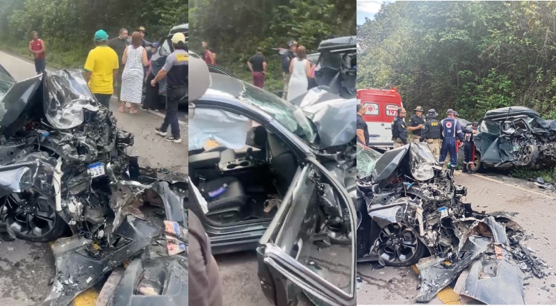 Acidente horrível na BR-174 deixa mulher morta e vários feridos; veja vídeo