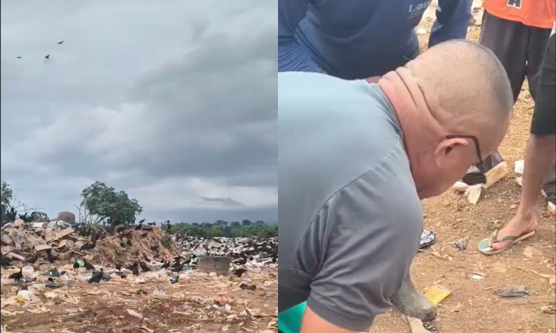 Urgente: recém-nascida é encontrada dentro de bolsa no lixão, no Amazonas; veja vídeo