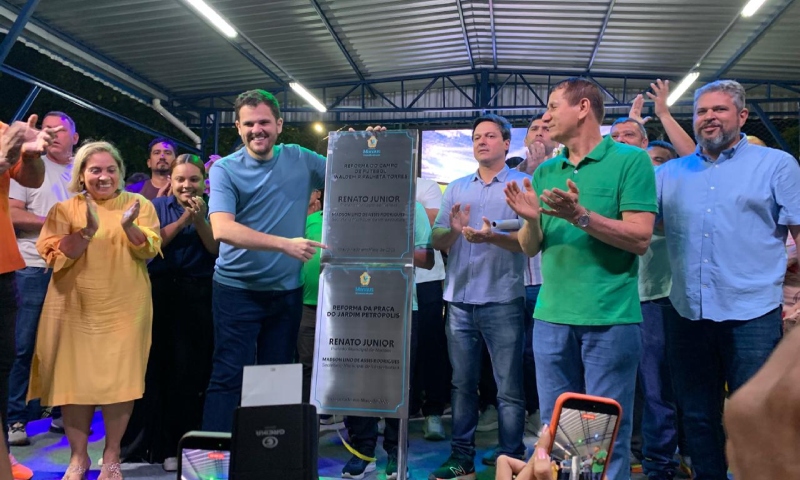 Prefeito Renato Junior entrega novo complexo esportivo e de lazer do Jardim Petrópolis após ampla revitalização