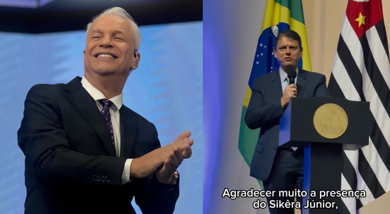Sikêra Jr. deixa TV A Crítica para disputar vaga na Câmara Federal por SP a convite de Tarcísio