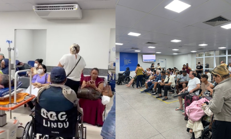 Crise na saúde: pacientes denunciam caos no Hospital 28 de Agosto; veja vídeo