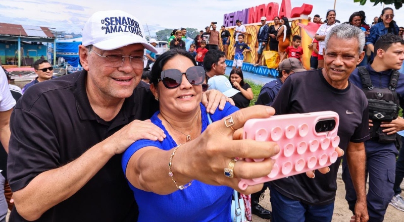 Eduardo Braga lidera pesquisa Census para o Senado e amplia vantagem no Amazonas