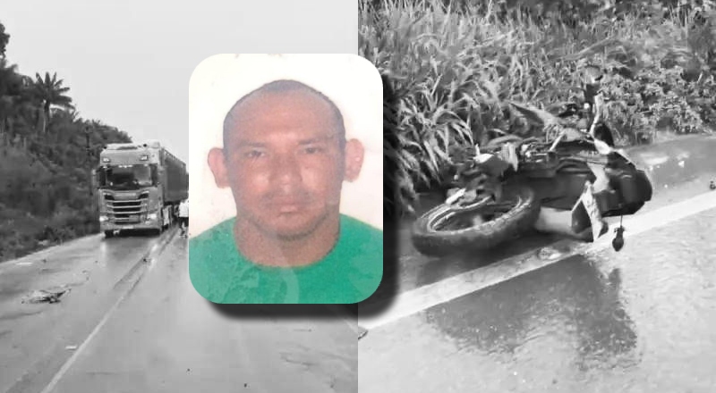 Saiba quem é o motociclista que morreu em acidente com caminhão na BR-174; veja vídeo