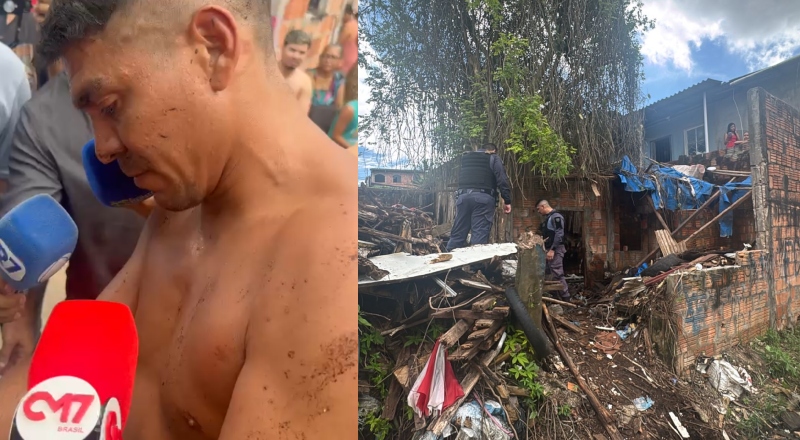 Filho confessa morte de PM e revela ‘cova’ do pai em Manaus: ‘matou pra pegar as armas’; veja vídeo