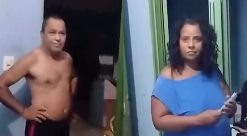Bomba: mulher volta mais cedo do trabalho e flagra o marido com a amante; veja vídeo