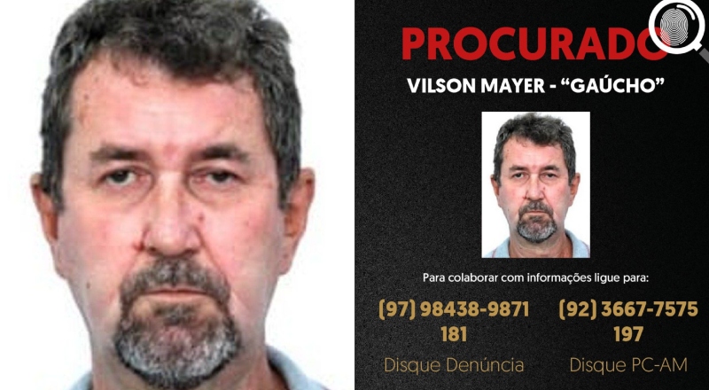 Vulgo ‘Gaúcho’ é procurado no Amazonas por crimes de estupro e rede de exploração infantil; veja vídeo