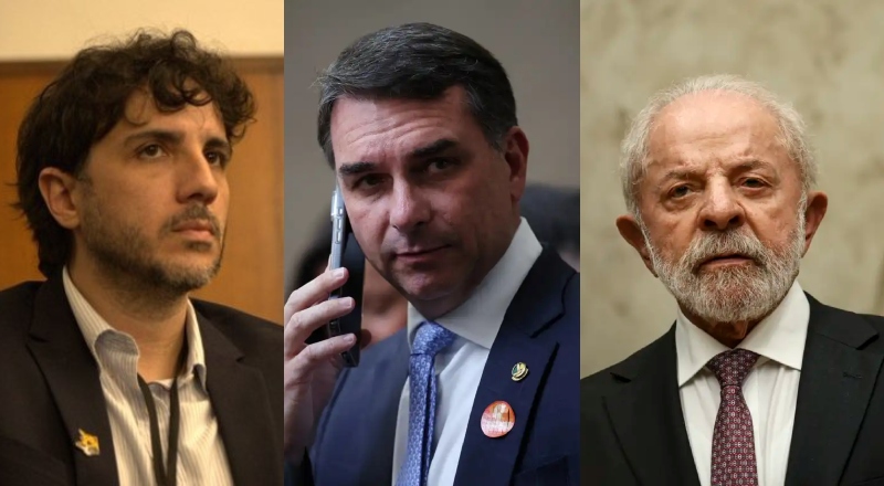 Renan Santos cresce, Flávio diminui e Lula lidera pesquisa após escândalo “Dark Horse”, diz Atlas/Bloomberg