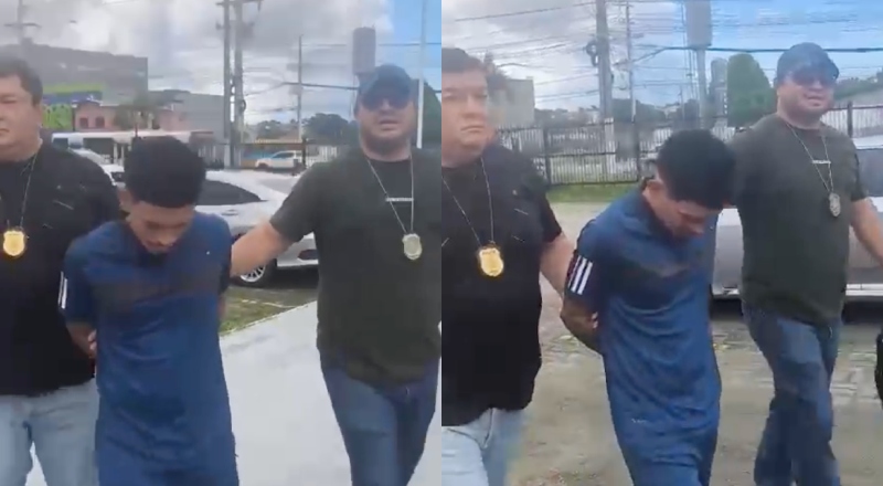 Suspeito de matar mototaxista que defendia mulher de agressão é preso em Manaus; veja vídeo