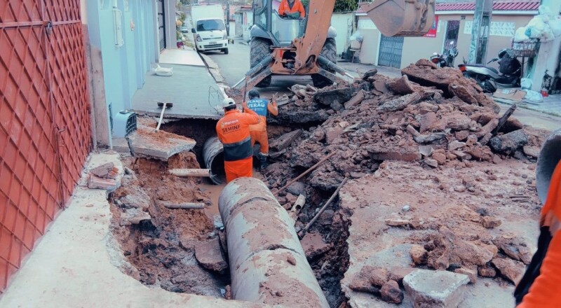 Prefeitura de Manaus intensifica recuperação de drenagem profunda no bairro Lírio do Vale