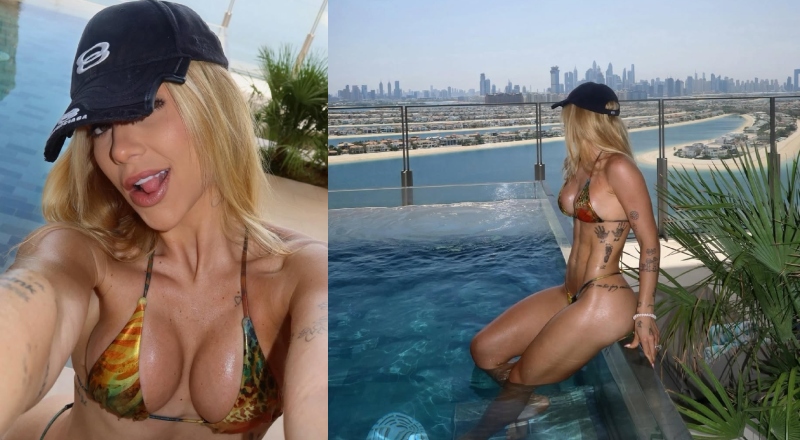 “Que paisagem bonita”: Virginia posta novas fotos em Dubai e deixa Vini Jr com saudades; veja