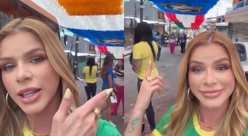 Blogueira denuncia moradores do bairro Alvorada por cobrarem para tirar fotos na “Rua da Copa”; veja vídeo