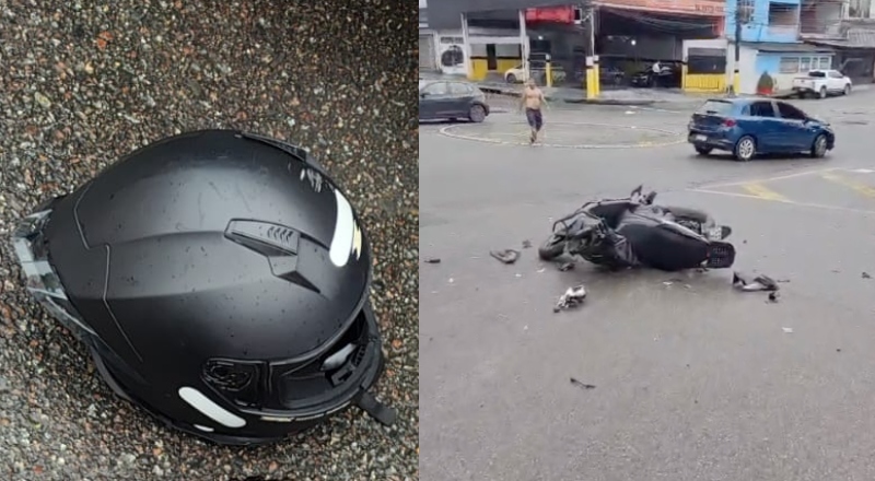 Entregadora morre em acidente brutal de moto no bairro Praça 14; veja vídeo