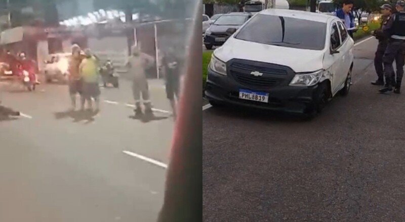 Urgente: motoqueiro tem braço arrancado em grave acidente na Torquato Tapajós; veja vídeo