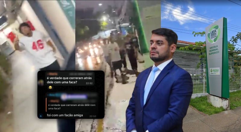 Militantes de esquerda da UEA podem ser expulsos após perseguirem e ameaçarem a vida de estudante de direita em Manaus; veja vídeo