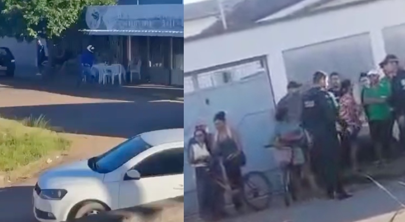 Terror, sangue e desespero na esquina de casa: autônomo é morto a tiros na frente da própria filha; veja vídeo